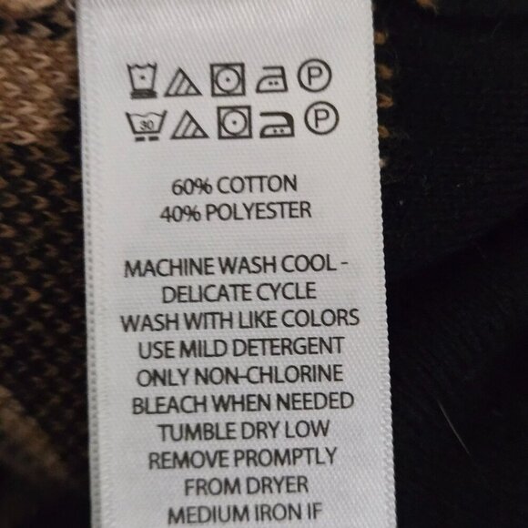 Rachel Zoe NWT Leopard Full Zip Mockneck Cardigan Sweater Jacket Size M - Picture 11 of 11